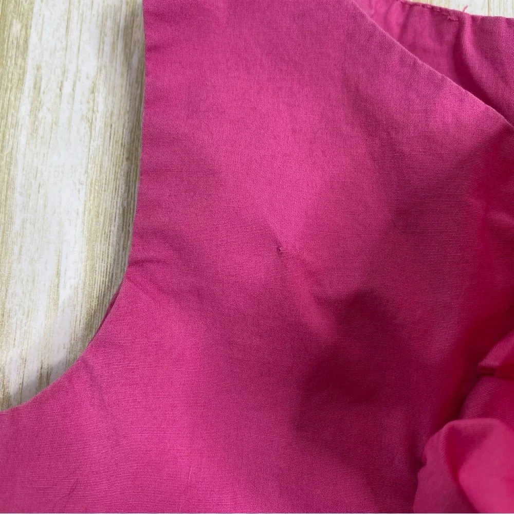 Zara Kids Pink Floral Poplin Dress